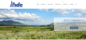Idaho Health Data Exchange (IHDE) website homepage designed by Consulta